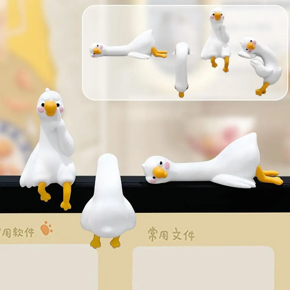 1/4pcs Cute 3D Duck Figurine M - Car Accessories Gift Ideas บทวิจารณ์และราคา